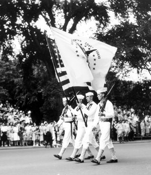 Coast Guard reserve honor guard