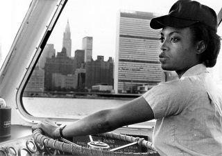 Coast Guard female coxswain in NY